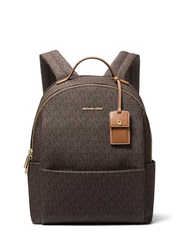 Michael Kors Sable Medium Backpack, Gold-Tone Hardware/Brown/Acorn