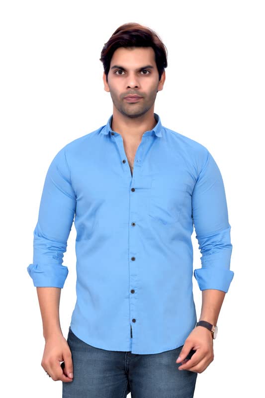 Image of Men's Cotton Regular Fit Fullsleeves Fomal Shirt