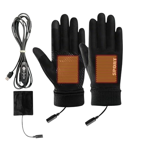 Gants chauffants homme pour le ski, la moto et la randonnée par grand froid