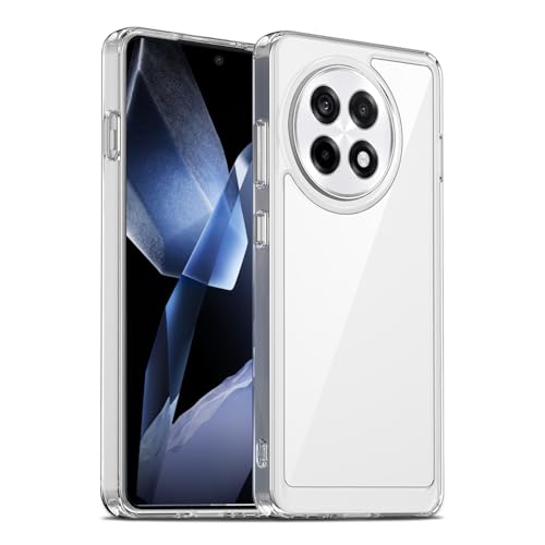 Image of Case for OnePlus 13R 5G, Military Grade Drop Protection Phone Case, Yellowing Resistant, Anti-Scratch Hard PC Back, Shockproof Hard Ultra-Thin Protective Cover, Clear