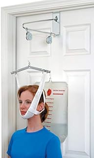 DMI Over the Door Posture Corrector and Cervical Neck Traction Device for Physical Therapy, FSA HSA Eligible Neck Stretcher, Back Stretcher, Neck Pain, Migraine Relief, Back Pain or Arthritis