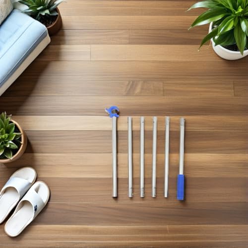 Poteau de poussée-traction télescopique 2,24 m à six sections pour commande de store - 8