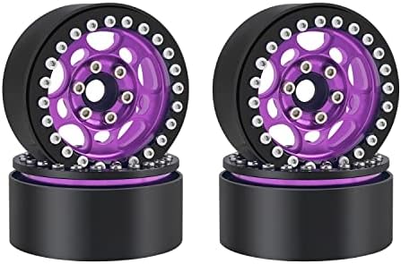 Cerchio Ruota Con Perline In Metallo 1,9"" Per Auto 1/10 RC Cingolato - Foto 8