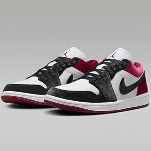 NIKE Air Jordan 1 Low ブラック/ホワイト/オリーブ/レッド JORDAN BRAND AIR JORDAN 1 LOW BLACK/FIRE RED-WHITE 23SP-I