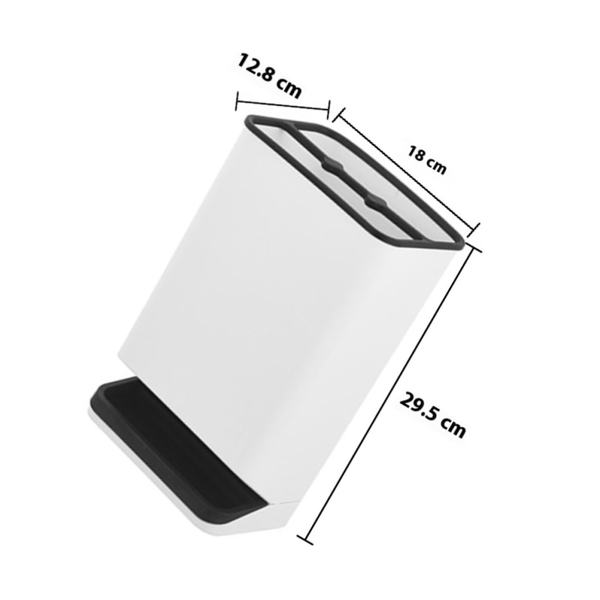 Portaombrelli in Plastica Nero e Raccoglitore Acqua Staccabile Stili multipli Sei Fori Supporto Anti-ribaltamento Stili multipli Adatto a Ombrelli Manico e Stili multipli