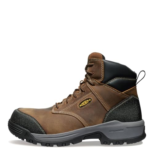 KEEN Utility Men's Evanston 6" Composite Toe ESD Leather Durable Construction Work Boots4