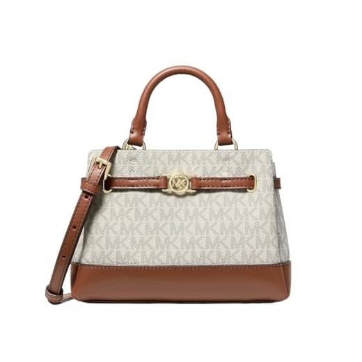 Michael Kors Reed Extra-Small Signature Logo Satchel Vanilla