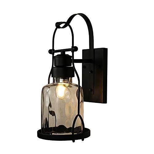 Lampe murale de jardin étanche E27 luminaire extérieur rétro de balcon 60W
