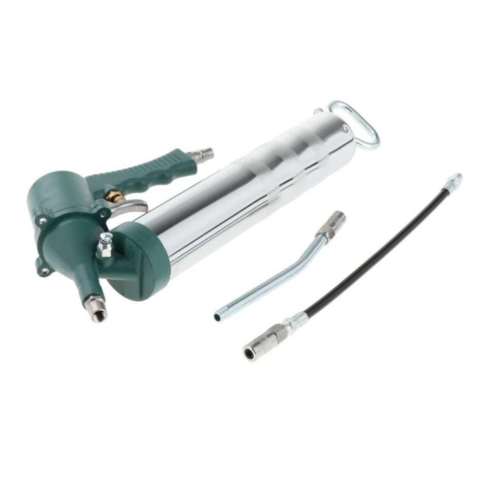 Pistola de engrase neumática de Aire con Cartucho de Grasa de 14 onzas y mangueras de 500 CC