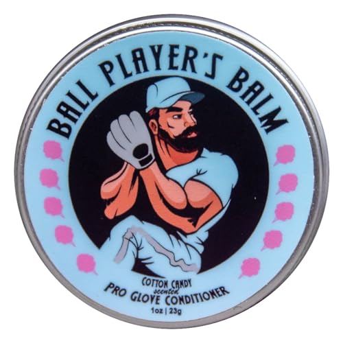 Ball Player's Balm Scented Pro Baseball/Softball Glove Conditioner - 1oz, Cotton Candy