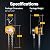 VIVOHOME Electric Hoist, 110V 440 Lbs Winch with Wireless Remote Control, Zinc-Plated Steel Wire Hoist with VIVOHOME Mini Chain Hoist 1/4 Ton 10ft, Lever Chain Hoist with G80 Manganese Steel Chains