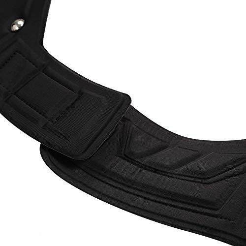 OHMOTOR Chest Back Protector Motorcycle Armor Vest Motorcycle Riding Chest Armor (Black)