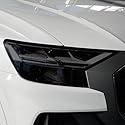 Auto Scheinwerfer Folie Für Audi Q8 S8 Rsq8 2018-2024 Restaurierung Rücklicht Transparent Schwarz Tpu Aufkleber