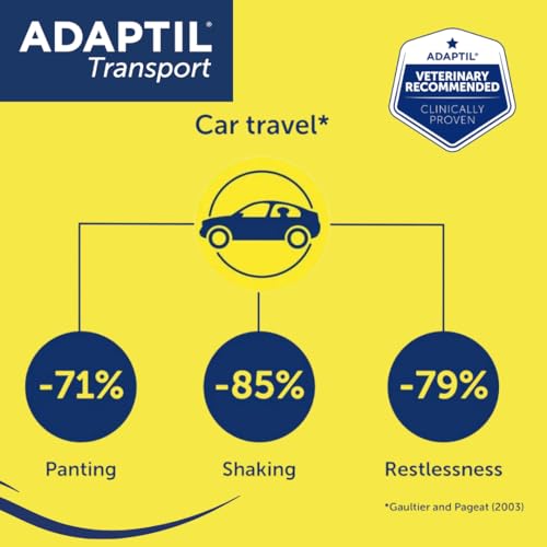 Adaptil Transport Spray For Dogs 60ml, Adaptil Dog Calming Spray Uses Pheromones To Help Reduce Anxiety And Stress In Pet Dogs, Pheromone Spray Helps Anxious Dogs Stay Calmer - Image 6