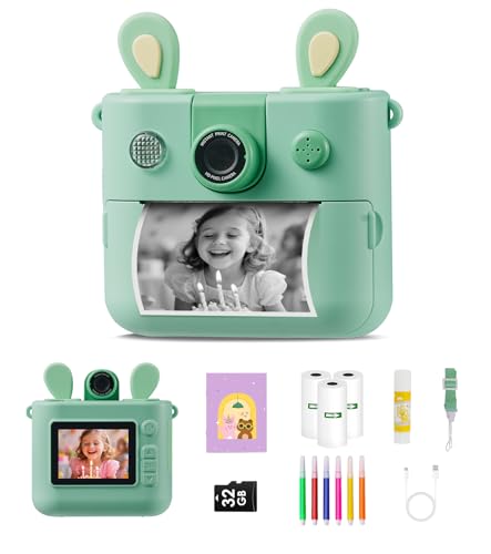 ORGSTA Camara de Fotos Infantil Instantaneas para Niños Máquina Fotográfica Instanea Regalos Niña 3 12 Años