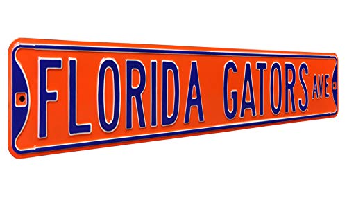 FLORIDA GATORS AVE Orange By Authentic Street Signs