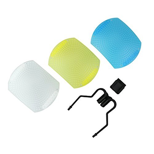 JJC FC-22 Flash Diffuser Kit for SLR Cameras with Build-in Pop-Up Flash Hot Shoe Mount-image-8