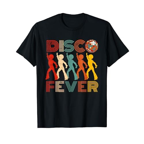 ビンテージ レトロ ディスコ フィーバー 70 年代 80 年代のファミリー パーティー ダンス テーマ Tシャツ