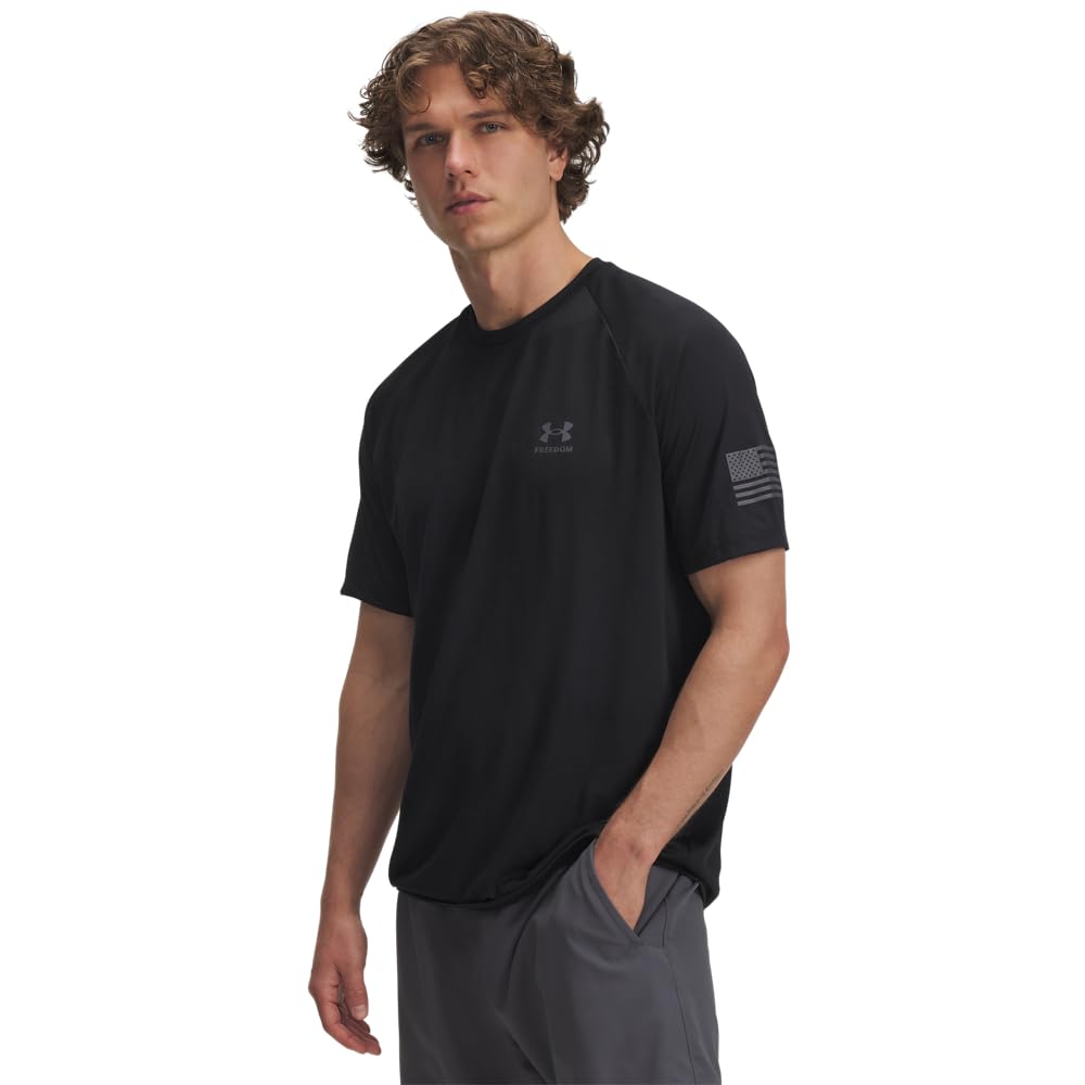 Under Armour Mens Freedom Tech Short Sleeve T Shirt