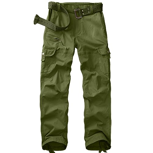 yeyity Cargohose Damen Hosen Multi Taschen Wanderhose Outdoorhose Baumwolle...