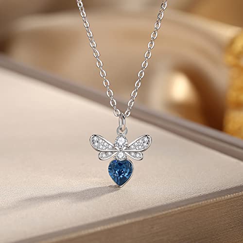 crystal necklace, women's pendant necklace, 925 sterling silver necklace， birthday and Valentine's Day jewelry gifts for mothers, wives and girls, friends, with a variety of clothing, to participate in various parties2