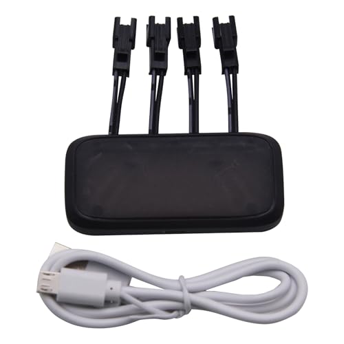 Blomiky 1 to 4 SM-2P Plug Charger Cable for 3.7V 1S Lithium Li-Po or Li-ion RC Car Battery / 1 to 4 SM2P Charger