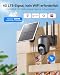 NUASI 4G LTE Überwachungskamera Aussen Solar mit SIM Karte, 2K HD PTZ Kabellos Kamera Ohne WLAN Outdoor Akku, 355°/100° Schwenkbar, Farb-Nachtsicht, 2-Wege-Audio, PIR Erkennung, IP66 Wasserdicht