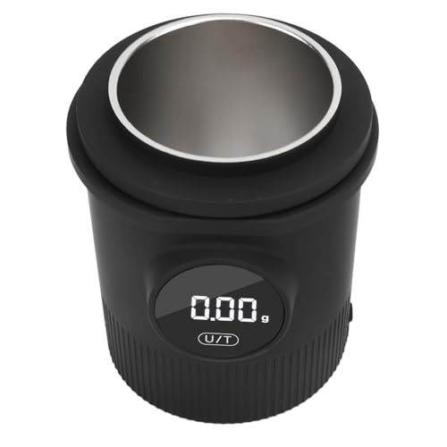 CIOURSTO Coffee Dosing Cup with Scale, Rechargeable Scale, Multi Purpose for Drip Coffee, French Press, Spiceses Compatible with 58mm Portafilters