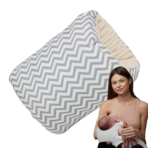 Nbbwwu Cozy Cradle Pillow - Anti-Spitting Support Head Pillow for Bottle Feeding | Soft and Washable Pillow with Arm for Travel, Kids and Newborns
