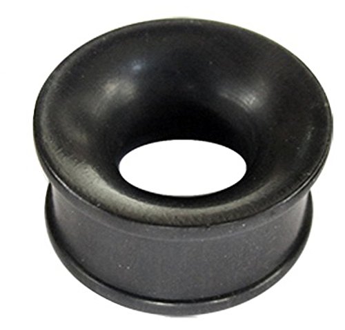 Chic-Net Tribal Flesh Tunnel Holz schwarz Holztunnel handgeschnitzt Eisenholz Plug fein gemasert Expander 12 mm Cover