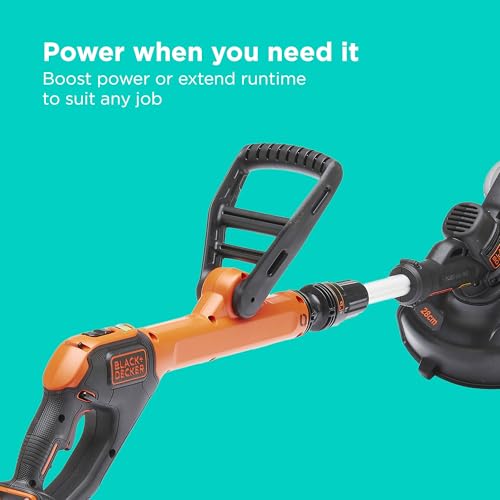 BLACK+DECKER POWERCONNECT Strimmer, Cordless 28cm String Grass Trimmer, STC1820PC-GB 6 BLACK+DECKER POWERCONNECT Strimmer, Cordless 28cm String Grass Trimmer, STC1820PC-GB - Image 6