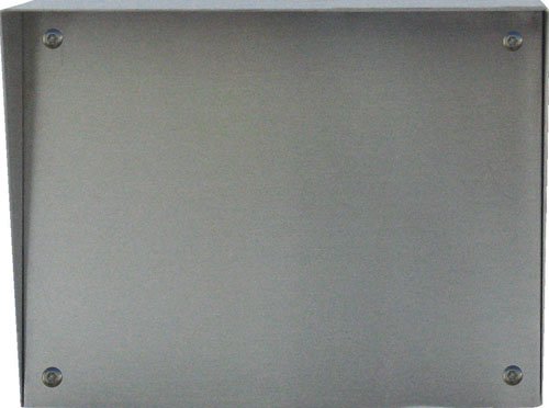 Aiphone Corporation SBX-ACE Surface Mount Box for Door Stations and One Access Control Device, 18 AWG Stainless Steel