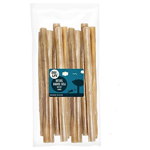 Dog Life Cigars Rawhide, 10-Inch x 15 mm, 25-Count Cover
