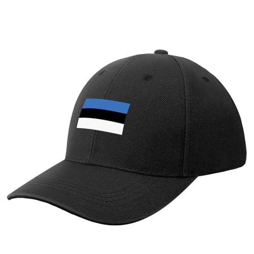 Kids Baseball Cap Republic of Estonia Flag Hat for Boys Girls Adjustable Snapback Trucker Hats Sports Outdoor Travel