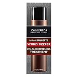 John Frieda Midnight Brunette Color Deepening Treatment, for Cocoa Infused, Darker Color, 4 Ounce, with Evening Primrose Oil - Packaging May Vary