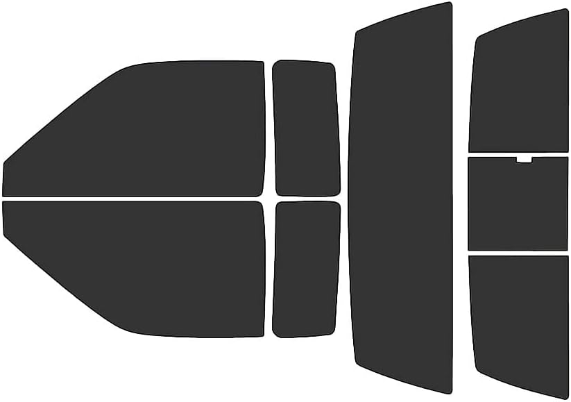 Rvinyl Window Tint Kit Compatible with Nissan Truck 1990-1997 - Black 20% - Single Ply No Bubble Film - Do it Yourself Vehicle Complete Precut Kit