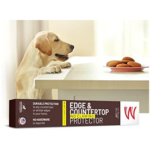 CLAWGUARD Edge and Countertop Protector from Dog Scratching Counter Easy Clean Install Paw Barrier 35.5 x 2.25 in Cover