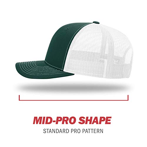 Image of Richardson 112P Patterned Snapback Trucker Hat - Custom Leather Patch Hat | No Minimals | Volume Tiered Pricing