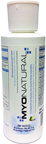 Myo-Natural-Natural Pain Relief Therapy Cream, 3oz, Great for Arthritis, Tennis Elbow and Joint Stiffness, (Endorsed and Used by Tom Brady)