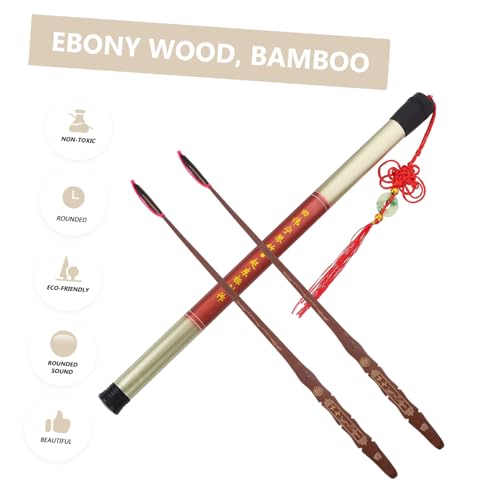 Dulcimer bamboo accessoires avec tête pour yangqin musical - 7