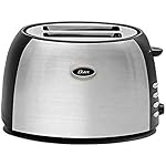 Oster 2-Slice Toaster with Extra Wide Slots, Bagel Toaster for All Bread Types, Brushed Stainless Steel - Image 2