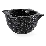 Marca: Quid Quid S2702308 Mortero Ebano, Negro Loza, 13 X 8 Cm, Materiales Varios