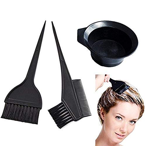 Cotton Fly 3 Pcs Professional Salon Hair Coloring Dyeing Kit - Dye Brush & Comb/Mixing Bowl/Tint Tool By Marketing Eye Usa Inc. #TOP1