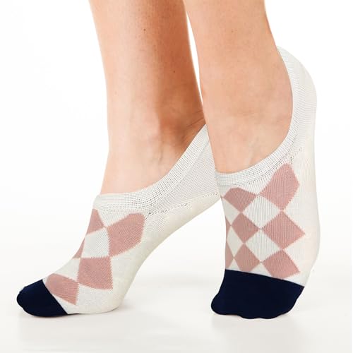 Image of Benefeet Sox Cute No Show Socks for Women Low Cut Socks for Girls Liner Invisible Socks Cotton Flat Boat Loafer Socks