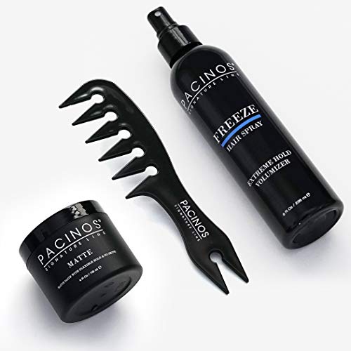 Matte, Freeze and Wide Tooth Comb