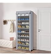 Klyvvo Kleiderständer Auf Rollen 150kg Tragkraft - 2 Ausziehbare Stangen & Verstellbare Ablage | 90x40x200cm