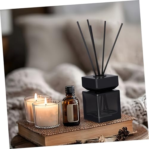 Set Difusor de Aromas en Vidrio 100ml con Tapa Madera miniatura 7
