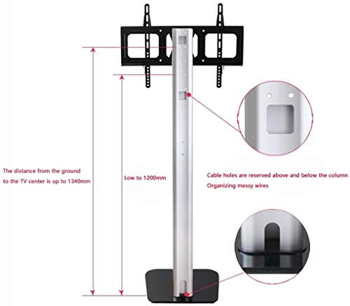 Soporte Universal para TV de Piso 37-60" con Base de Vidrio miniatura 2