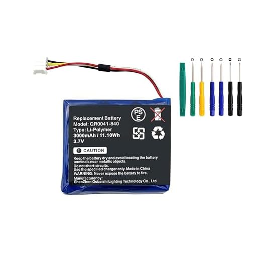 SCESMIA 3000mAh Replacement Battery for IQ Panel 2 Plus fits Part no QR0041-840 SP584646-1S2P