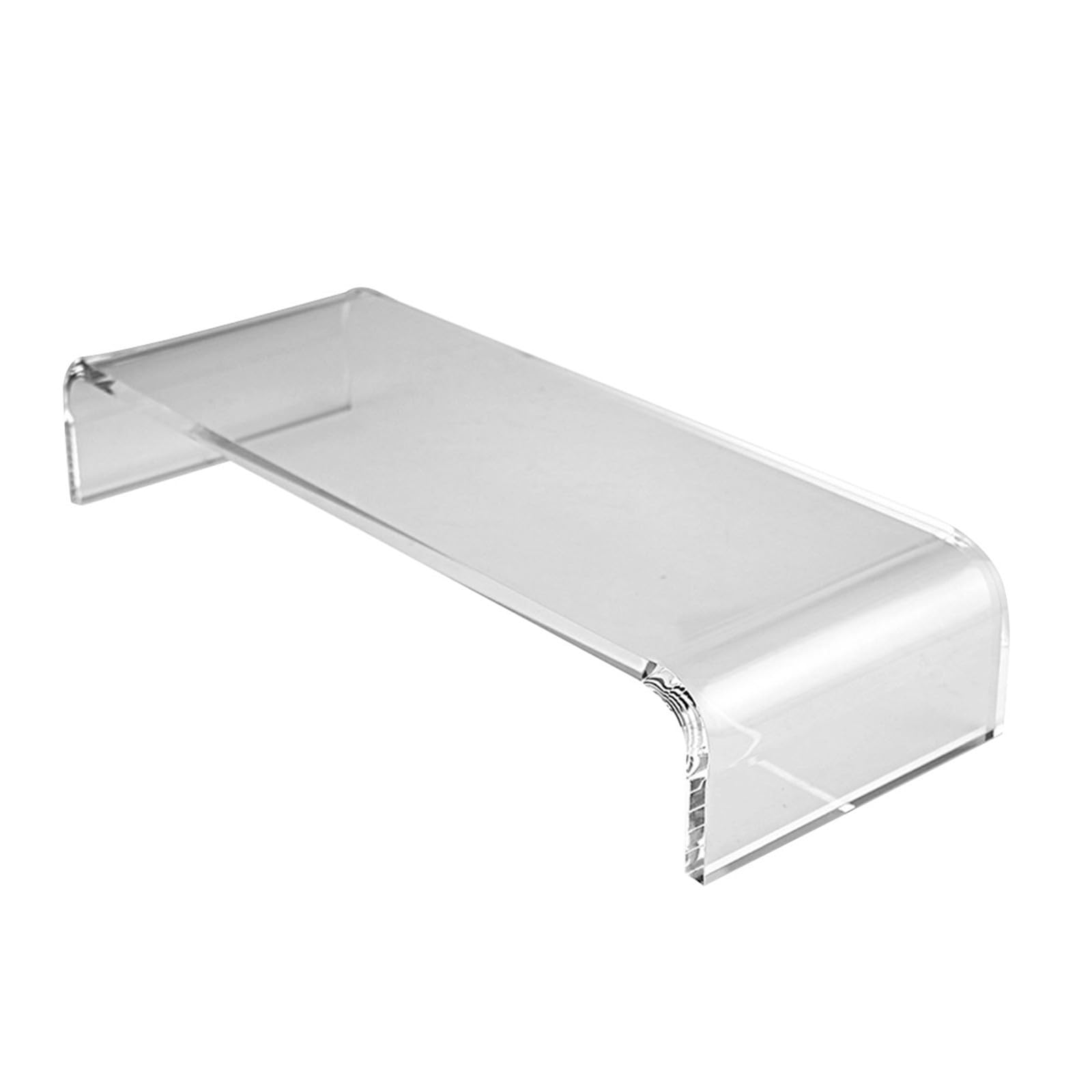Support de moniteur acrylique transparent haut de gamme pour confort cervical et design bureau